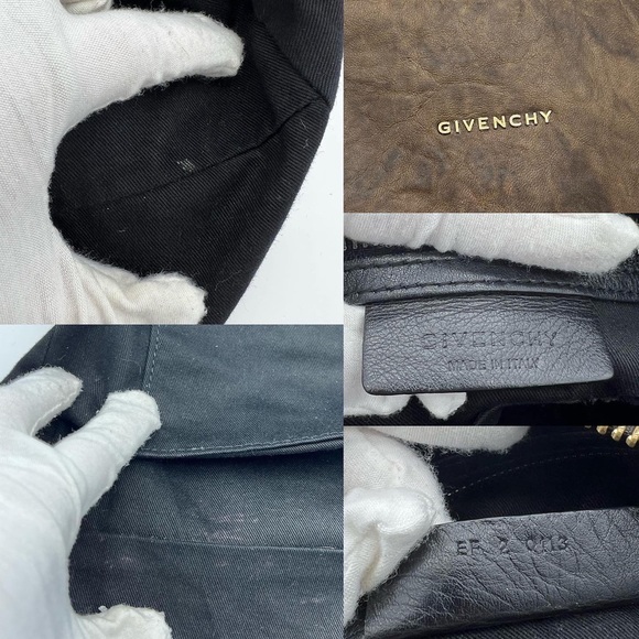 ❌SOLD❌Authentic Givenchy brown aged calf leather medium Pandora - Picture 11 of 11